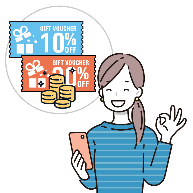 当選賞品(利用率が高い・賞品価値も向上)イメージ